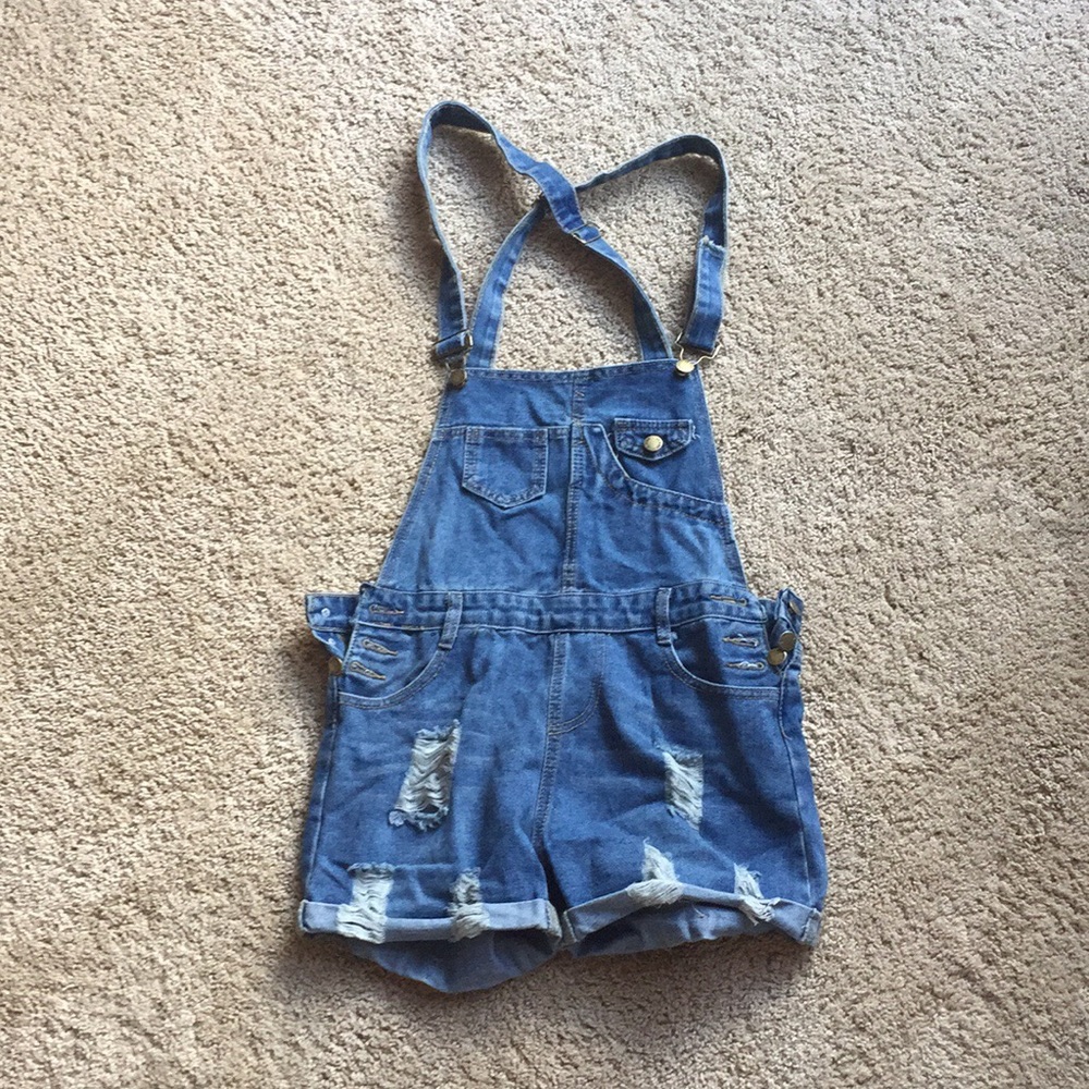Overall Shorts
